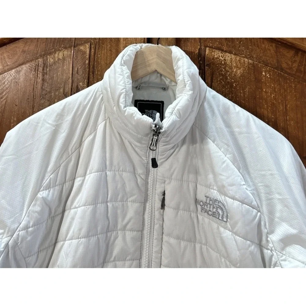 The North face Quilted Puffer Jacket Primaloft Full‎ Zip Women's Large STOW